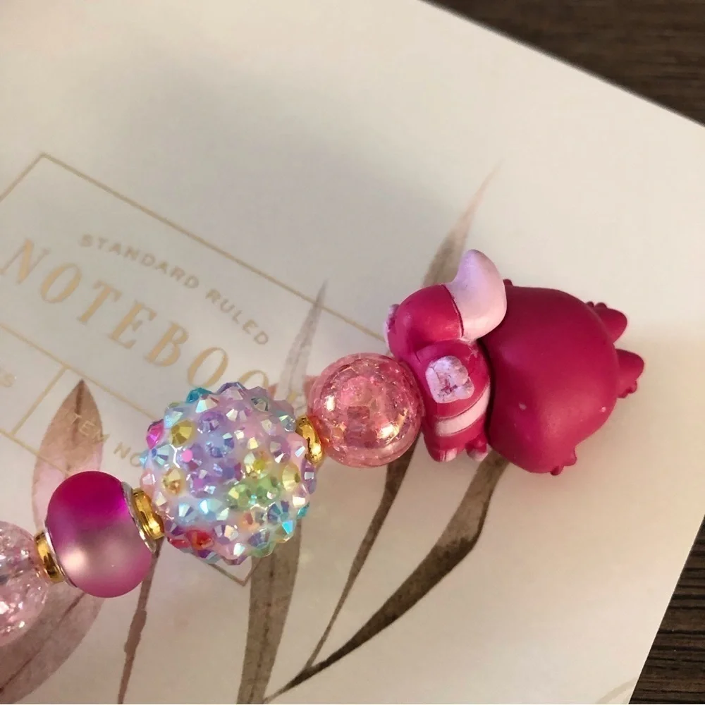 Disney doorables: Alice in Wonderland: Cheshire Cat handmade beaded pen